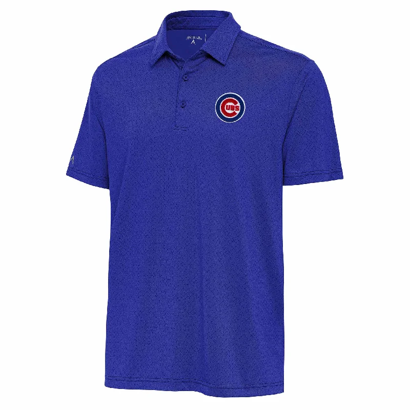 Weekend Deals to Make You Smile Chicago Cubs Whirl Royal Bullseye Antigua Polo
