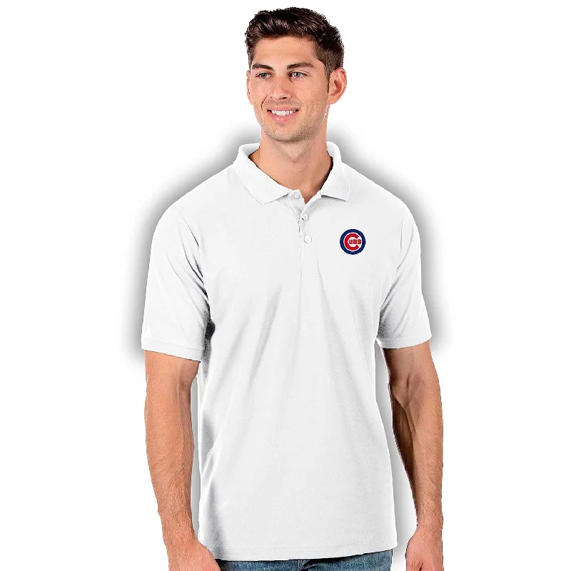 Weekend Offers That Impress Chicago Cubs White Legacy Pique Polo Shirt