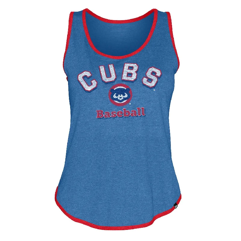 Take Advantage Chicago Cubs Women's 1984 Contrast Trim Tank Top