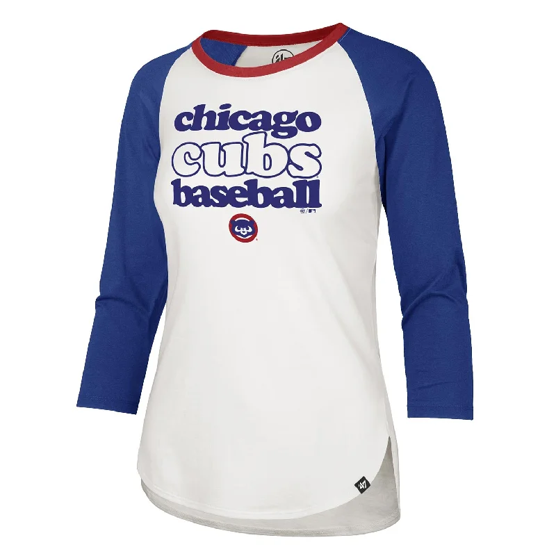 Unmissable Offer Chicago Cubs Women's 1984 Hollow Stack Raglan Tee