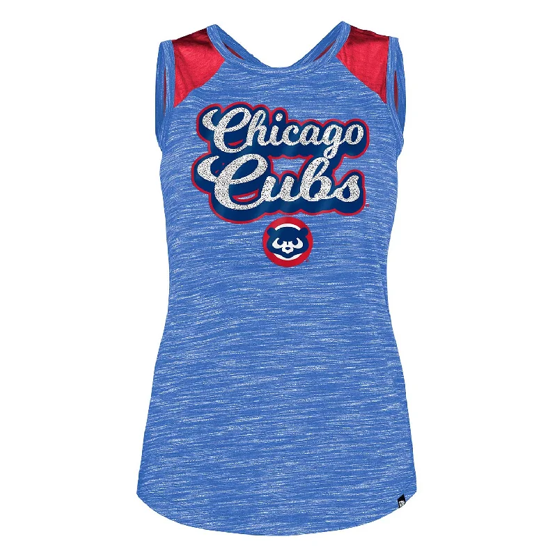 Reduced Prices Chicago Cubs Women's 1984 Space Dye Contrast Tank Top
