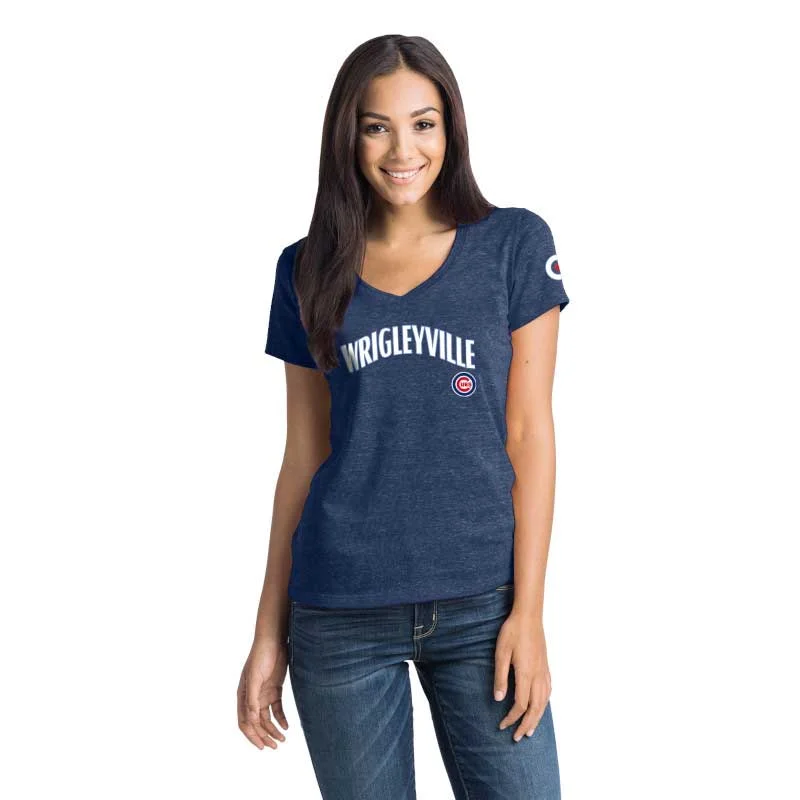 Today Only Chicago Cubs Women's City Connect V-Neck T-Shirt