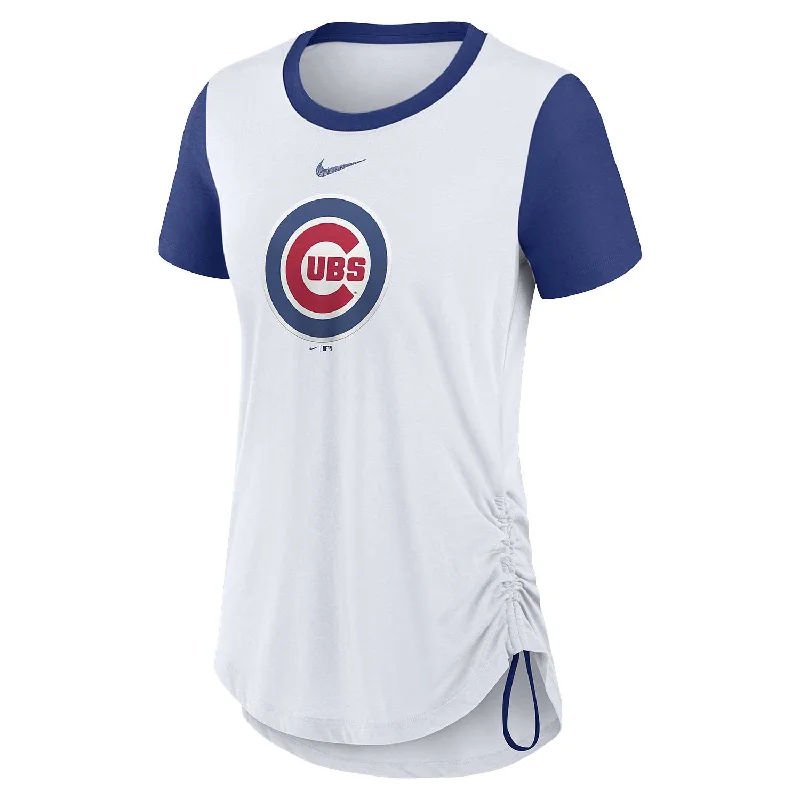 Quick Deals Chicago Cubs Women's Hipster Swoosh T-Shirt
