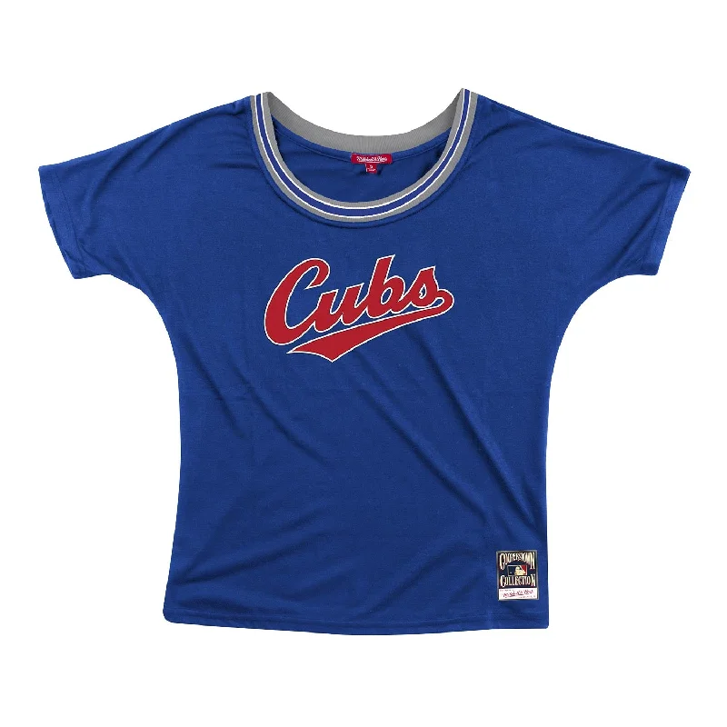Super Sale Chicago Cubs Women's M&N Slouch T Shirt