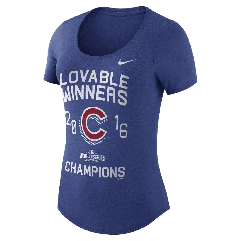 Online Exclusive Chicago Cubs Women's Nike 2016 World Series Champions Lovable Winners T-Shirt Online Exclusive Chicago Cubs Women's Nike 2016 World Series Champions Lovable Winners T-Shirt
