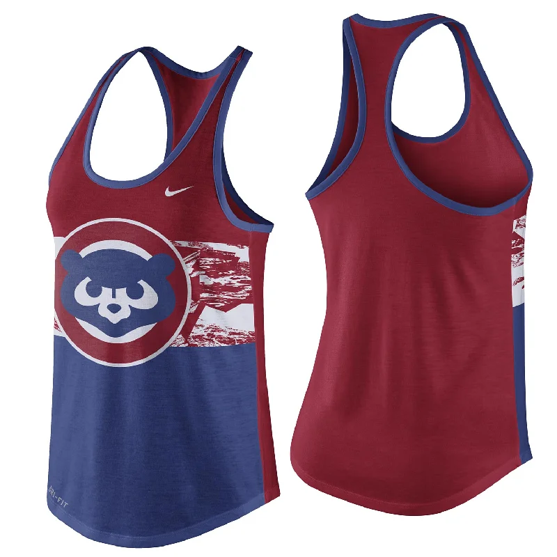 Limited Edition Chicago Cubs Women's Nike Cooperstown Dri-Blend 1.7 Tank Top