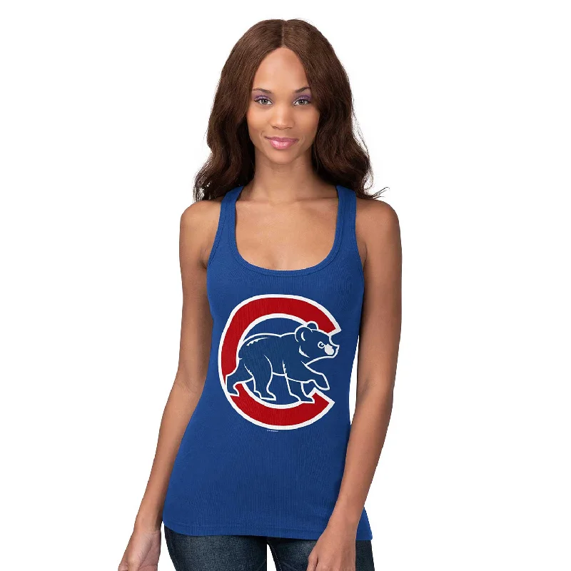 Deal Alert Chicago Cubs Women's Preseason Walking Bear Tank Top