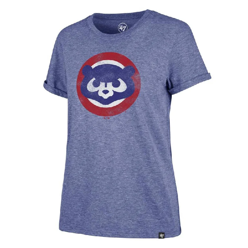 Reduced Prices Chicago Cubs Women's Throwback 84 Bear Heather Tee