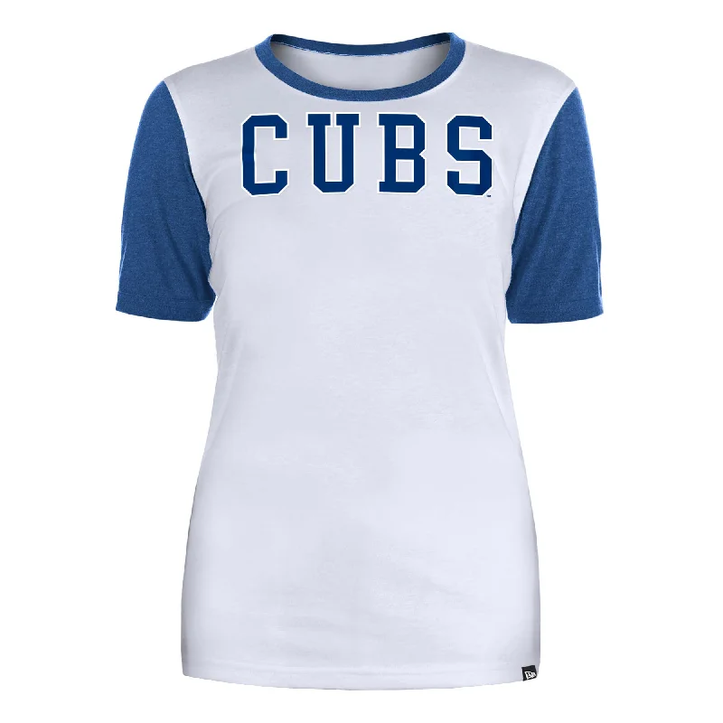 Daily Specials Chicago Cubs Women's Two Sided Bullseye T-Shirt