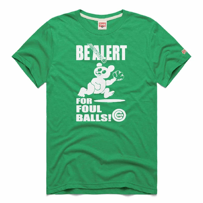 Doorbuster Deal Chicago Cubs Wrigley Field Homage Be Alert For Foul Balls T Shirt