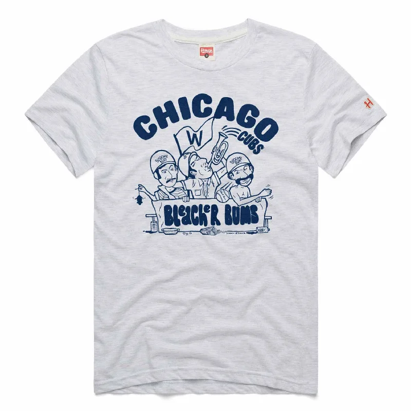 Clearance Event Chicago Cubs Wrigley Field Homage Bleacher Bums T Shirt