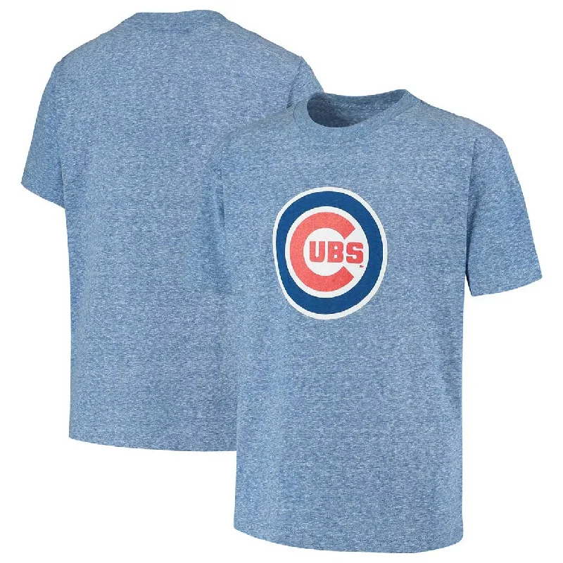 Weekend Discounts to Celebrate Chicago Cubs Youth Bullseye Snow Heather Tee