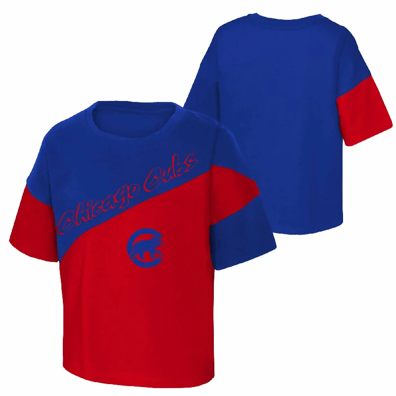 Super Bargain Chicago Cubs Youth Girls Power Up T-Shirt