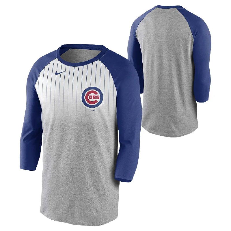 Weekend Shopping Made Better Chicago Cubs Youth Nike 3/4 Sleeve Raglan T-Shirt