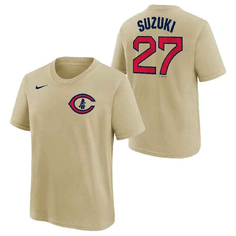 Special Buy Chicago Cubs Youth Seiya Suzuki 2022 Field of Dreams Name & Number T-Shirt Special Buy Chicago Cubs Youth Seiya Suzuki 2022 Field of Dreams Name & Number T-Shirt