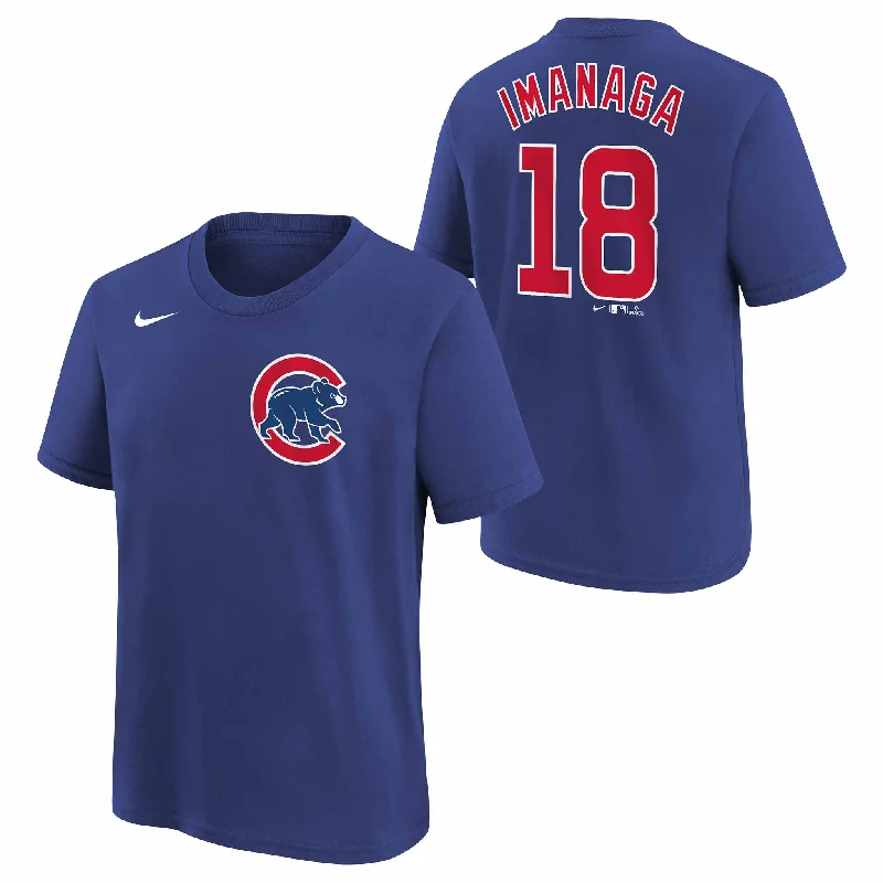 Weekend Specials to Love Chicago Cubs Youth Shota Imanaga Home Nike Fuse Name and Number T-Shirt
