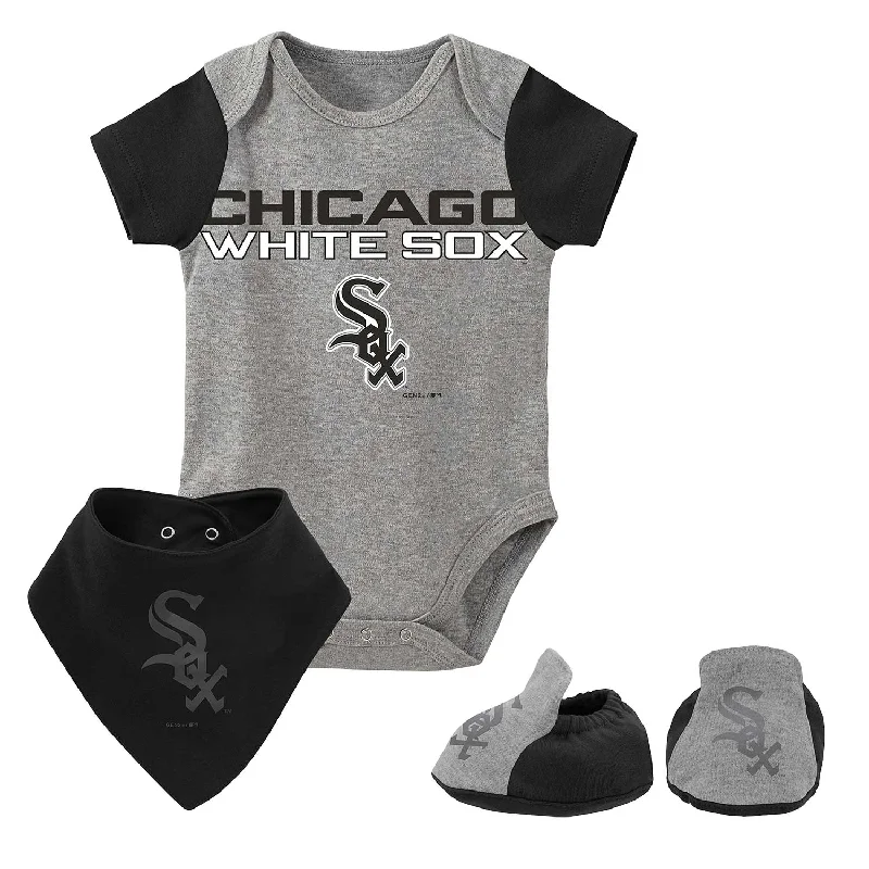 Sale Event Chicago White Sox Newborn Lead Runner Bib Bootie & Creeper Set