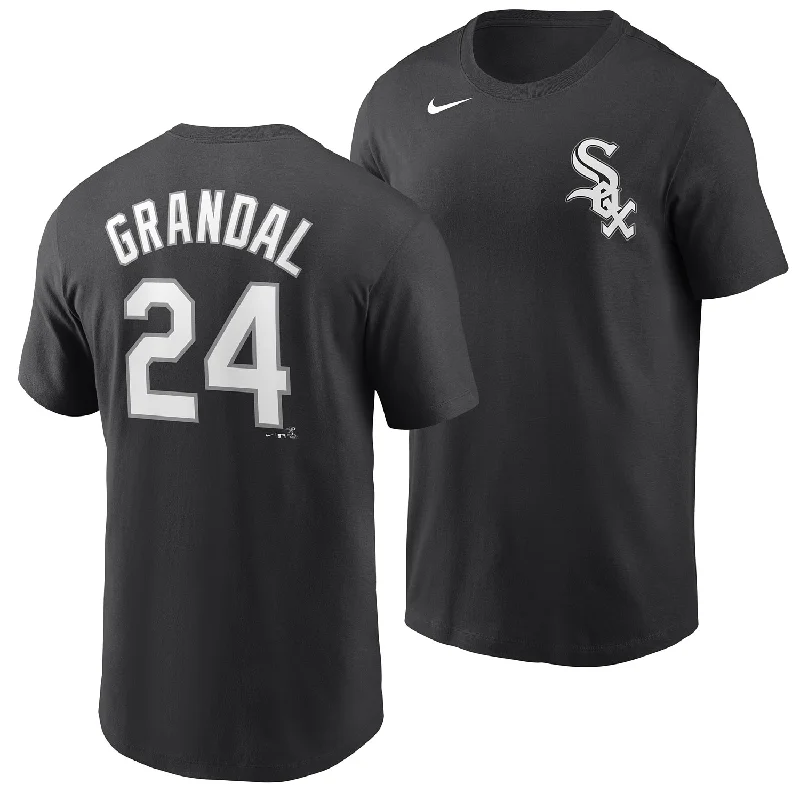 Big Savings Chicago White Sox Yasmani Grandal Name & Number T-Shirt