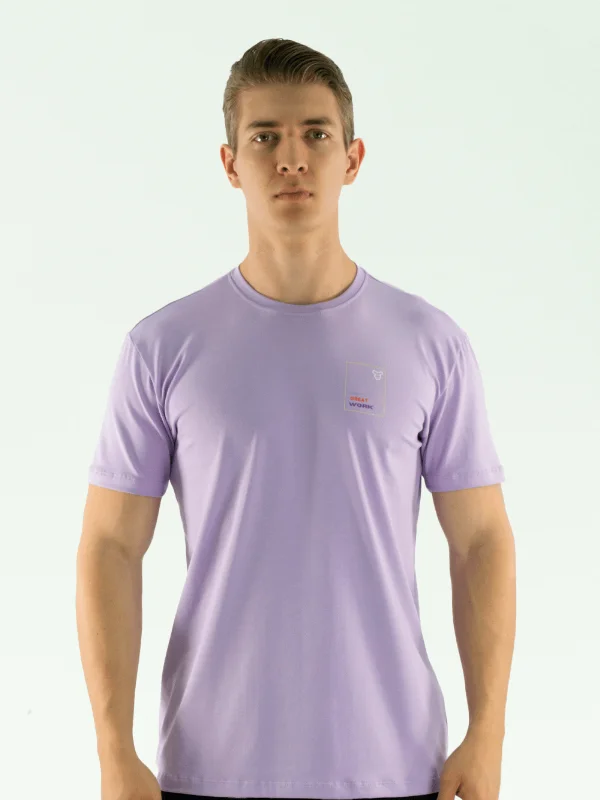 Bonus Offer Men's Cotton T-Shirt- Lilac