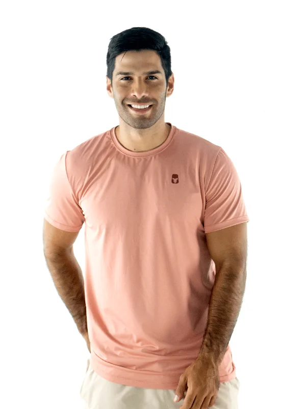 Blowout Deals Men's Dri-FIT Shortsleeve Top- Terracota
