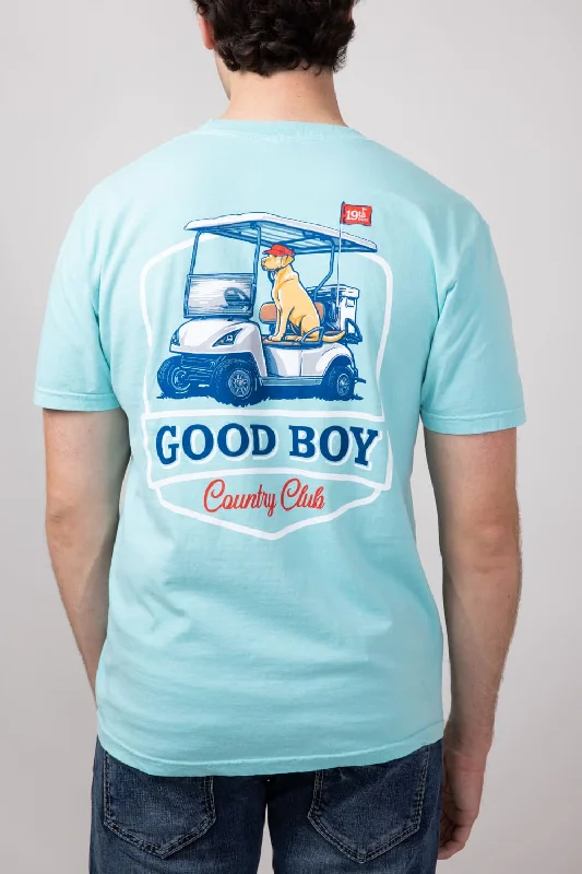 Bargain Blast Country Club Dog T-Shirt for Men in Mint | 2208-MINT