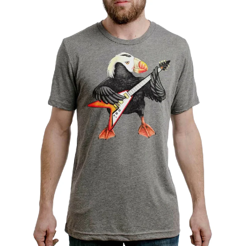 Weekend Specials You Can't Miss Curbside Shredding Puffin slim fit t-shirt grey