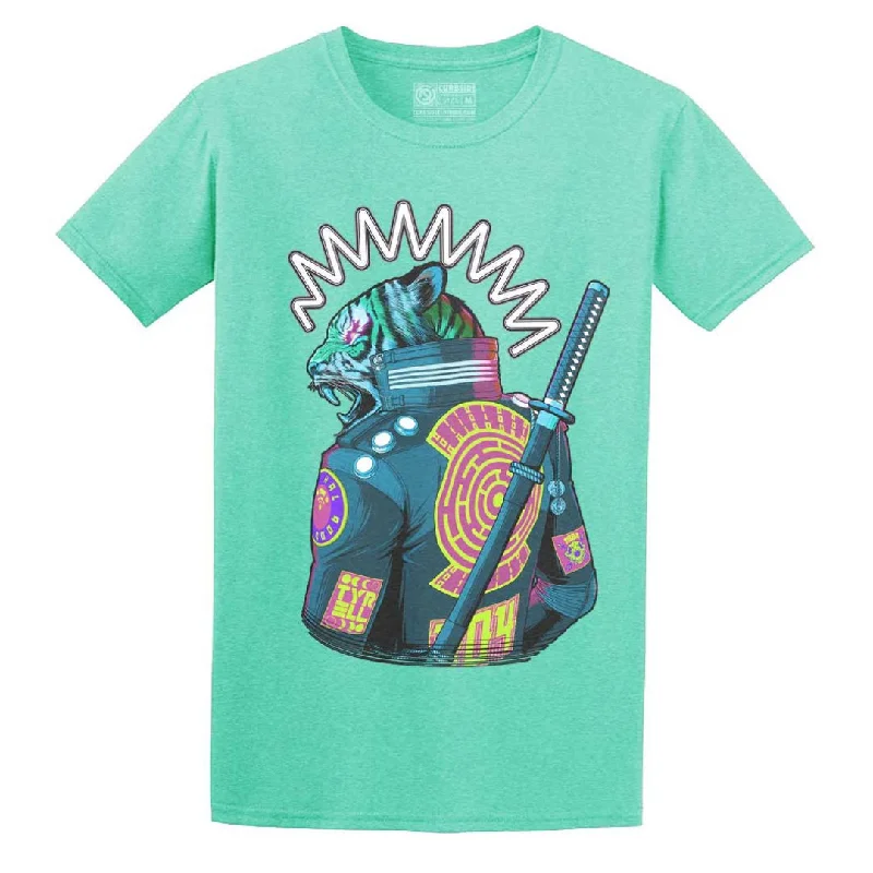 Weekend Deals to Brighten Your Day Curbside Tough Tiger slim fit t-shirt tri-blend heather green Weekend Deals to Brighten Your Day Curbside Tough Tiger slim fit t-shirt tri-blend heather green