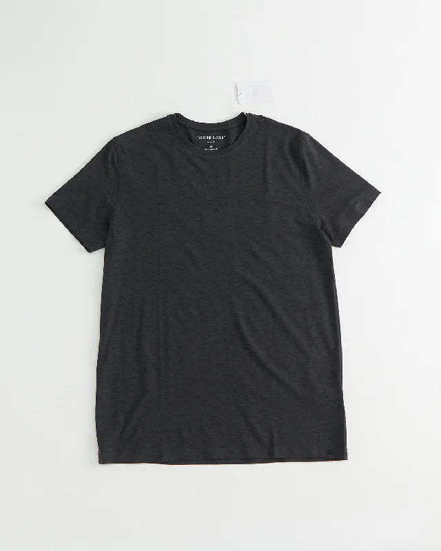 Extra Discounts Micro Modal London Pattern Crew Neck T-Shirt