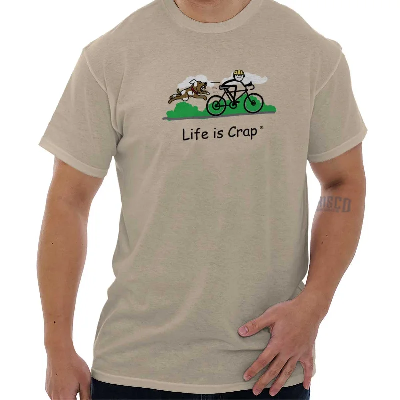 Online Only Dog Bike Chase T-Shirt