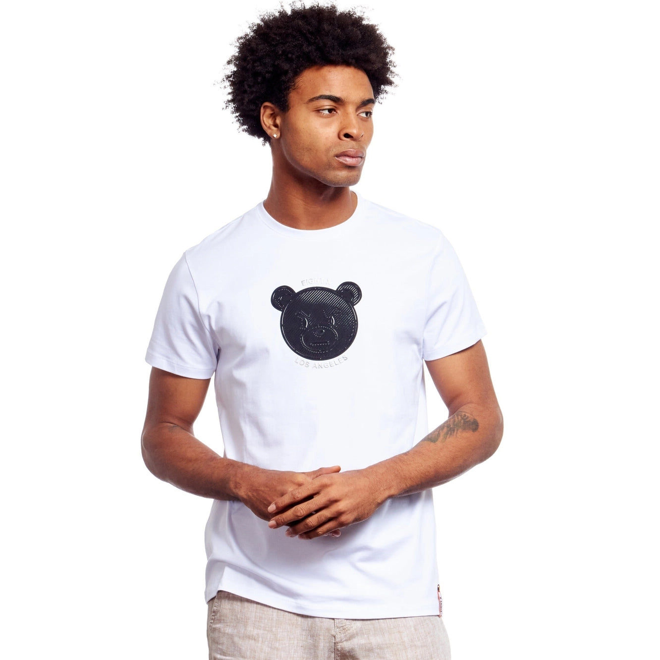 Unmissable Sale Eight X Bad News Bear textured graphic t-shirt white