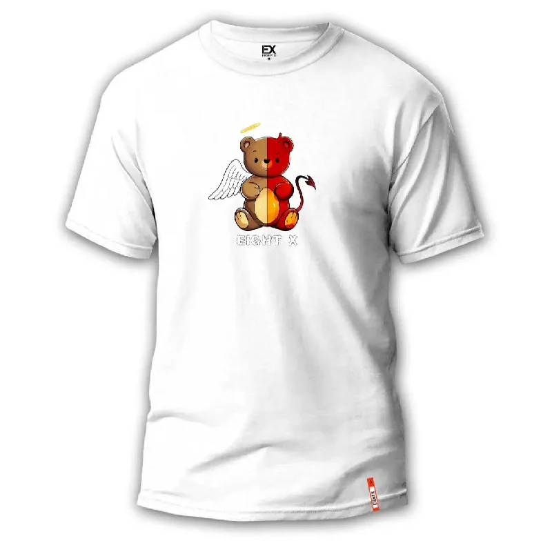 Celebrate the Weekend with Discounts Eight X Conscience graphic t-shirt white