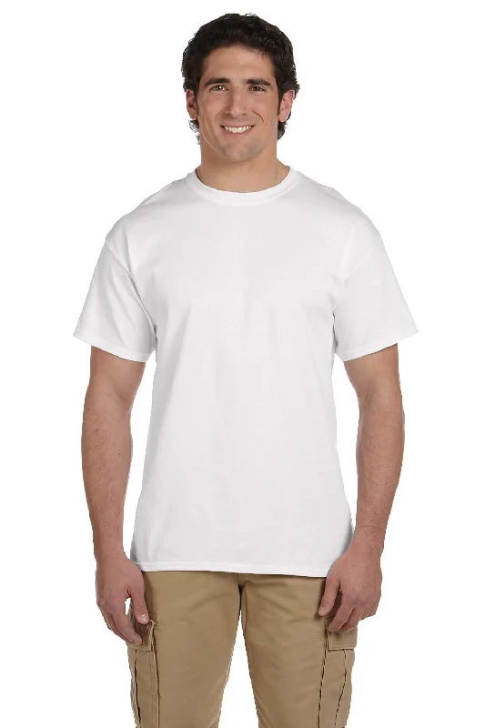 Weekend Deals That Spark Fruit Of The Loom Mens HD Jersey Short Sleeve Crewneck T-Shirt - White Weekend Deals That Spark Fruit Of The Loom Mens HD Jersey Short Sleeve Crewneck T-Shirt - White