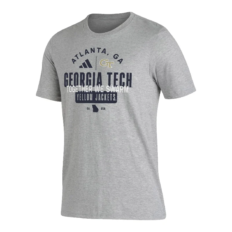 Flash Sale Georgia Tech Yellow Jackets Adidas Hometown T-Shirt