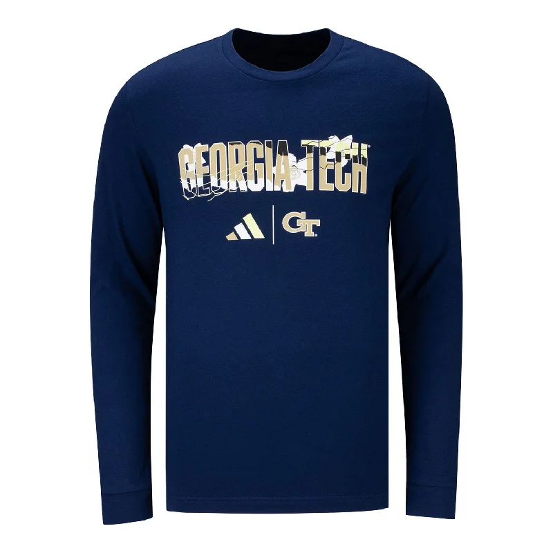 Don’t Miss Out Georgia Tech Yellow Jackets Adidas Black History Month Celebration Long Sleeve T-Shirt