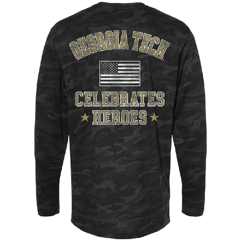 Price Blitz Georgia Tech Celebrates Heroes Long Sleeve T-Shirt
