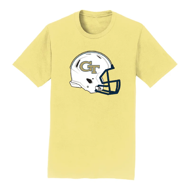 Super Sale Georgia Tech Yellow Jackets Football Helmet Gold T-Shirt