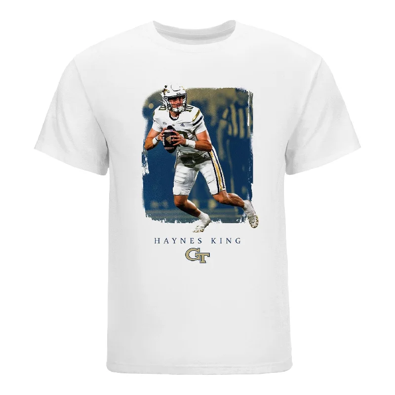 Major Savings Georgia Tech Yellow Jackets Football Student Athlete Spotlight T-Shirt #10 Haynes King