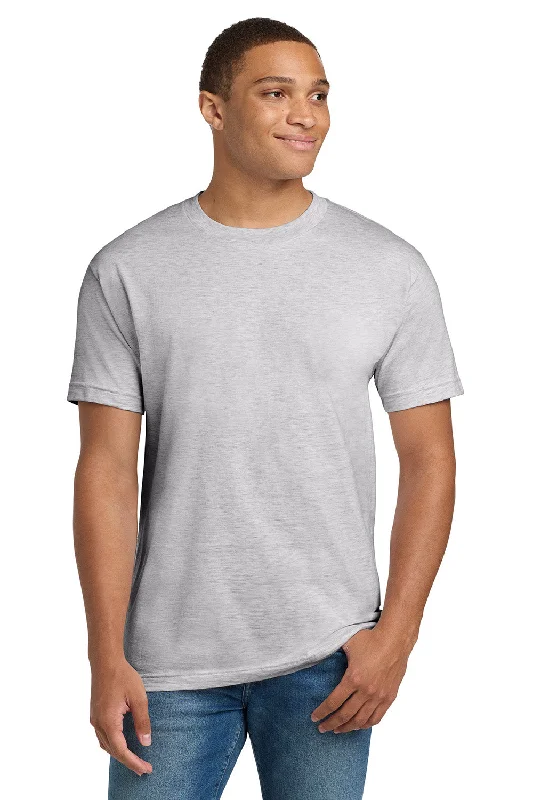 Discount Deals Hanes Mens Beefy-T Short Sleeve Crewneck T-Shirt - Ash Grey