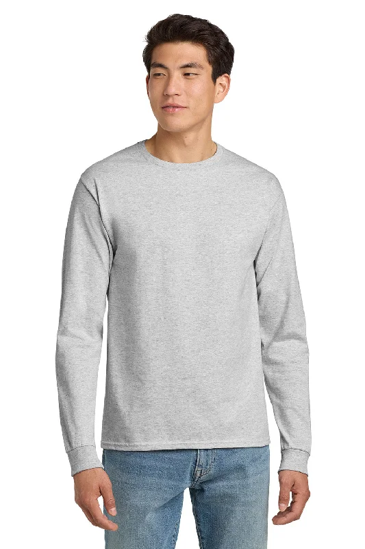Blowout Sale Hanes Mens ComfortSoft Long Sleeve Crewneck T-Shirt - Ash Grey