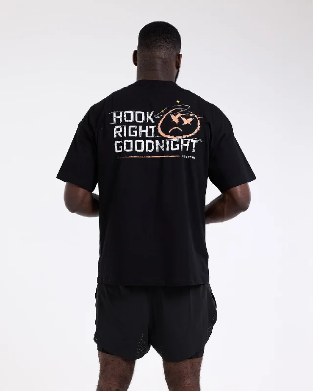 Bargain Prices Hook Right Goodnight Oversized T-Shirt - Black