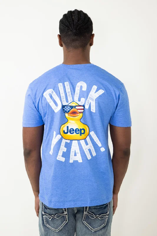 Savings Galore Jeep Duck Yeah T-Shirt in Blue | 3375-ROYALBLUE