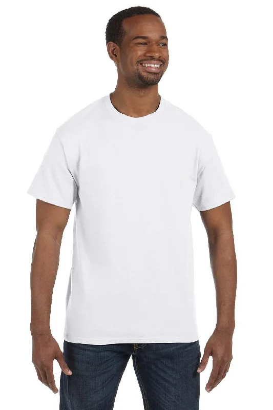 Deal Frenzy Jerzees Mens Dri-Power Moisture Wicking Short Sleeve Crewneck T-Shirt - White Deal Frenzy Jerzees Mens Dri-Power Moisture Wicking Short Sleeve Crewneck T-Shirt - White