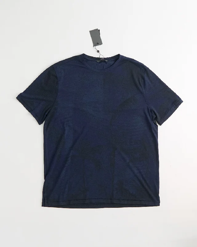 Overstock Gobi Ss Palm Print Burnout Crew