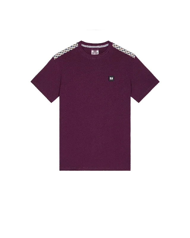 Daily Deals Kids Diaz T-Shirts Acai Berry/Mid House Check