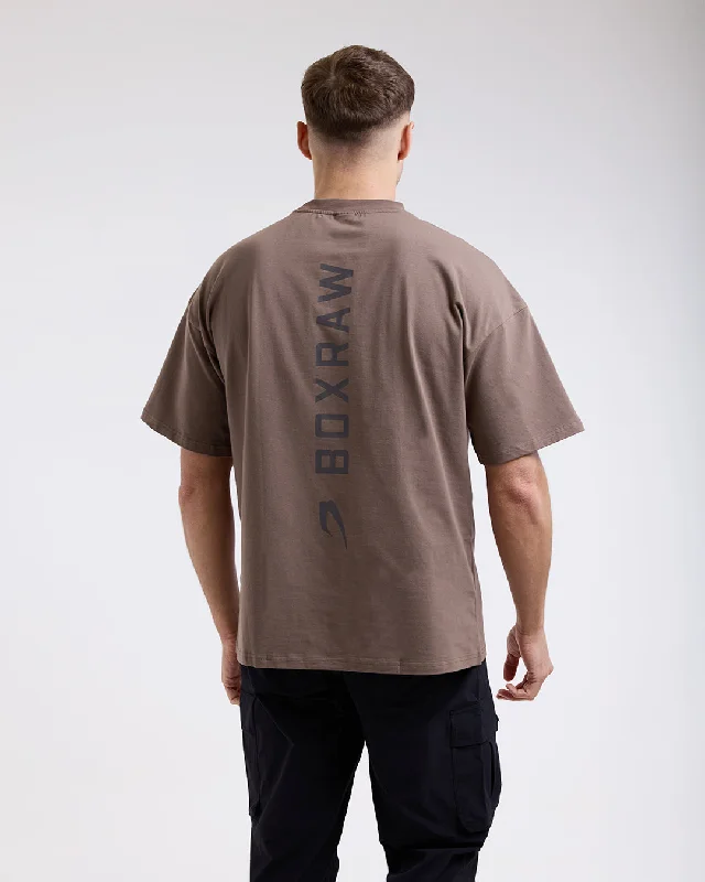 Daily Deals Lineal Oversized T-Shirt - Mocha