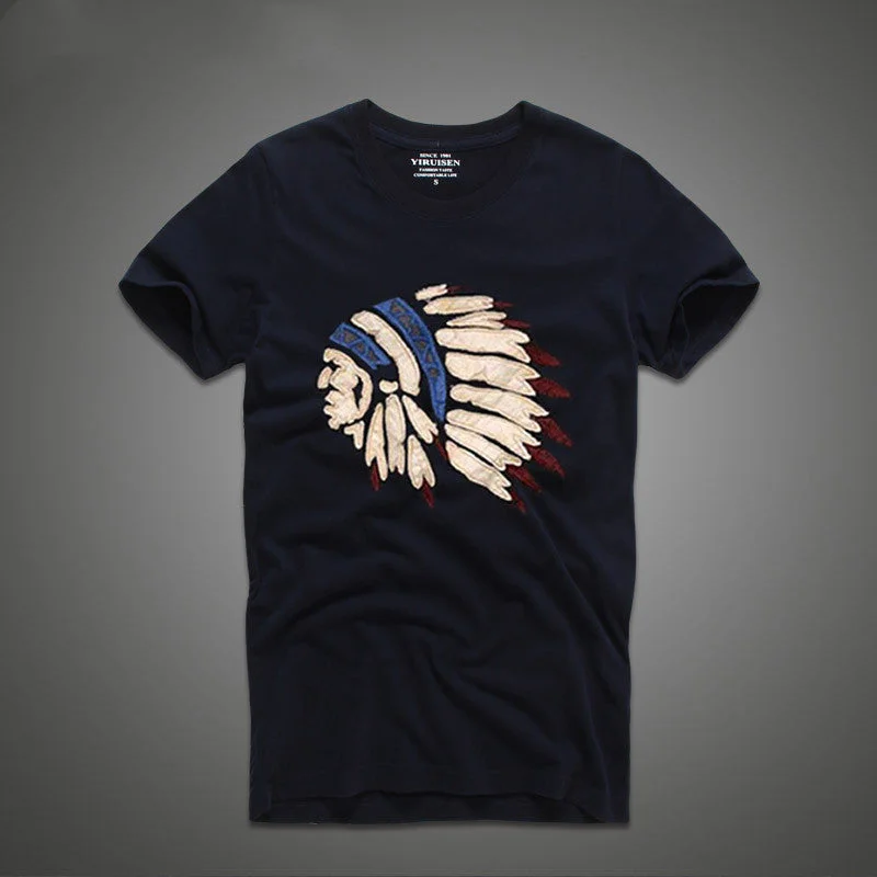Price Reduction Men Short Sleeved T Shirt Pure Cotton