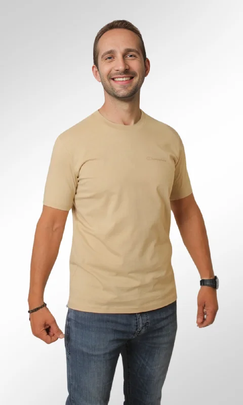 Don't Wait Men T-shirt Champion (Beige)