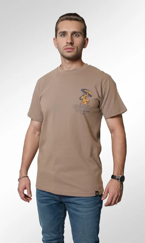 Early Access Men T-shirt Pull & Bear (Cafe)