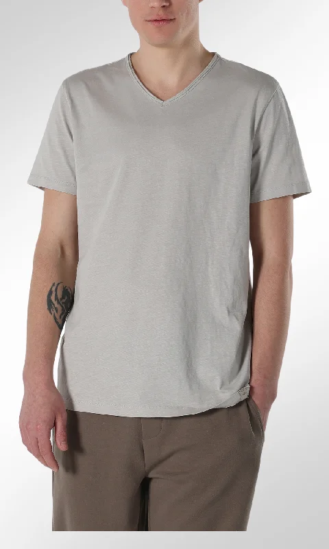 Bargain Blast Men V-Neck T-Shirt COLIN'S (Light Grey)