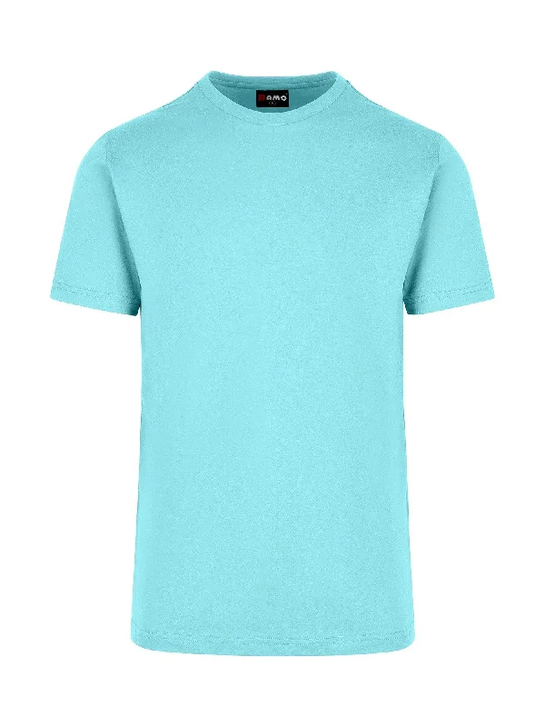 Time-Limited Offer Mens American Style T-Shirt - Aqua